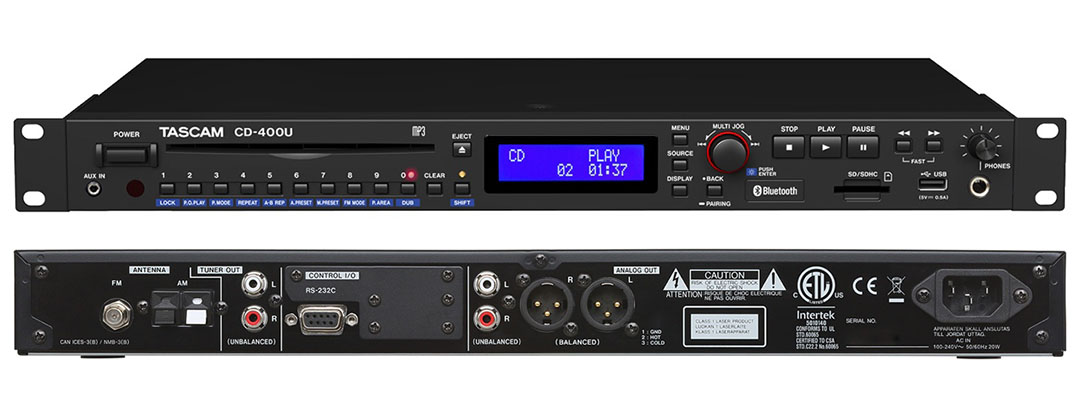 TASCAM CD-400U 媒体播放器