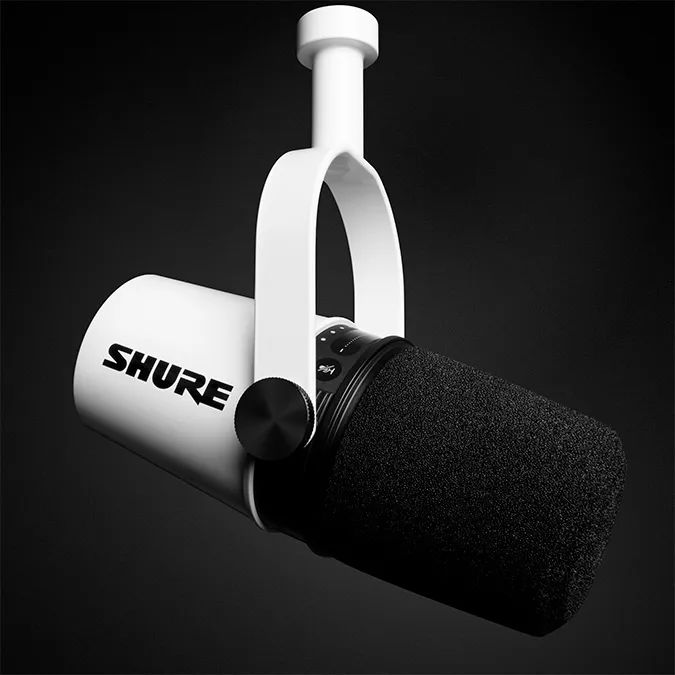 Shure - MV7 White Noir (Limited Edition) 话筒