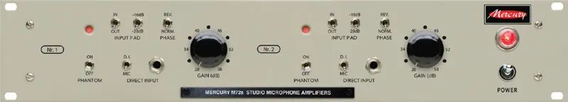 Mercury M72s 话筒放大器