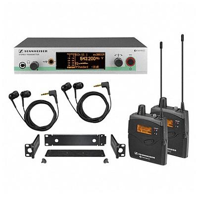 Sennheiser ew 300-2 IEM G3 单通道无线耳机系统返送发射双接收系统