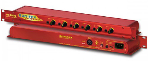 Sonifex RB-DHD6 6路数字耳机分配放大器(1U)