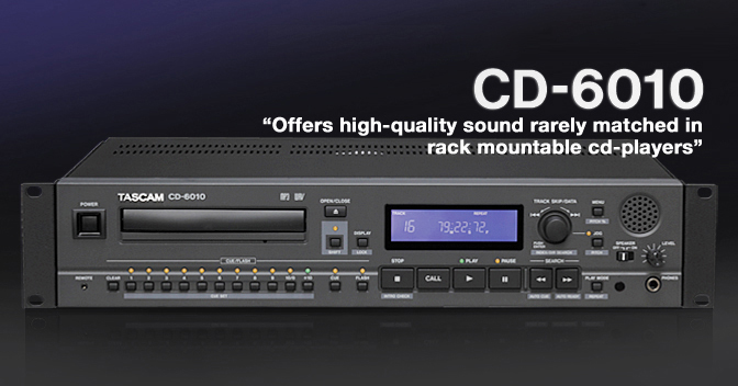 tascam cd 6010 新款CD机，带记忆功能
