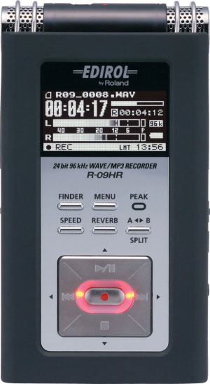 Roland 罗兰 R-09HR 高精度WAVE/MP3录音机