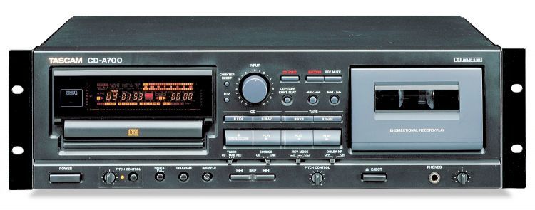 TASCAM CD-A700激光唱机自动反带卡座一体机