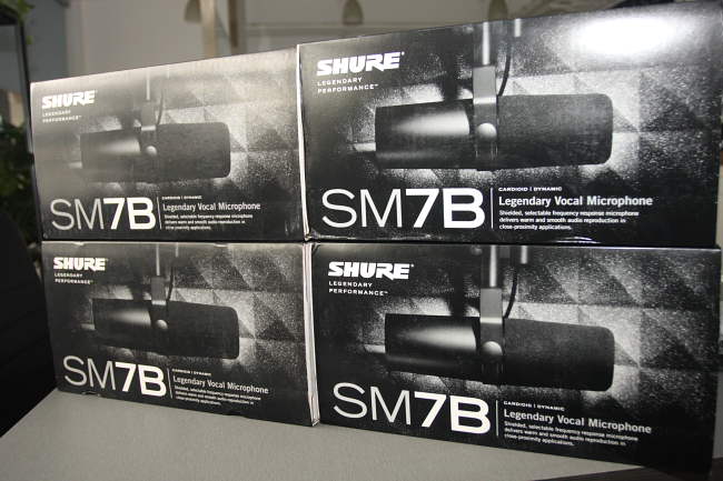 Shure 舒尔 SM7B 电台直播心形动圈话筒