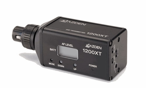 Azden 1201XT 1201系列插入式UHF发送器