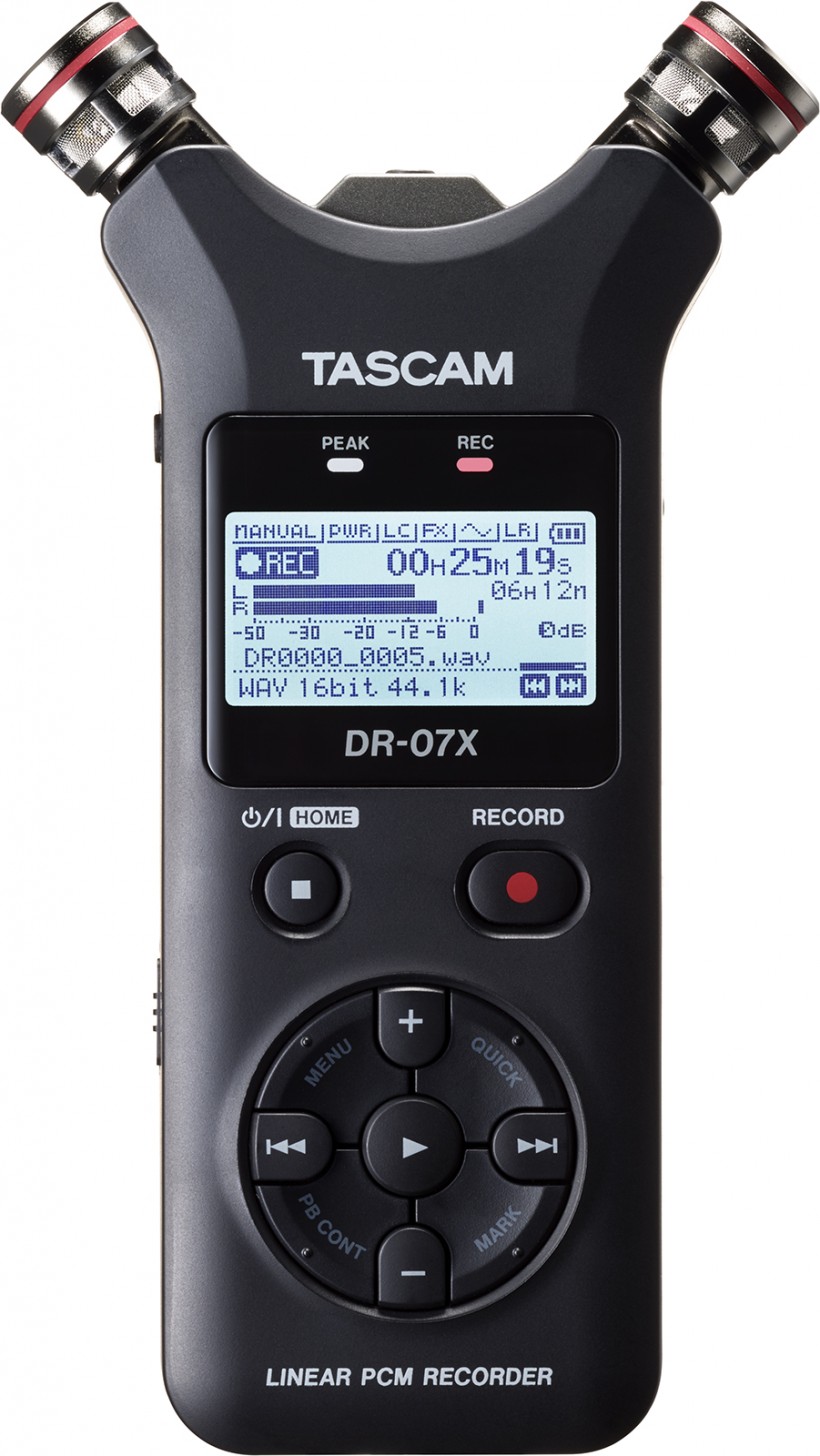 Tascam 宣布新的 DR-X 系列数字录音机兼 USB 音频接口