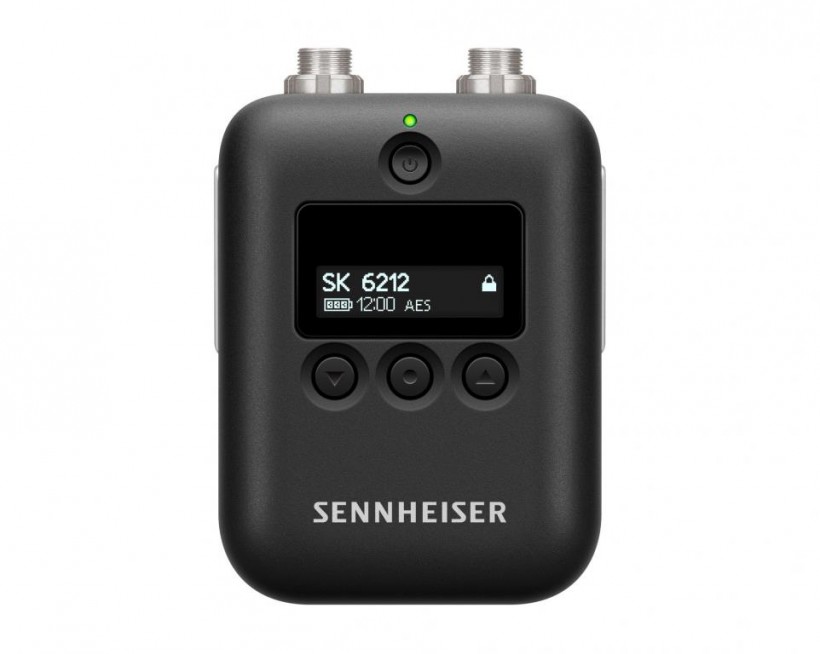 Sennheiser 推出搭配 6000 无线系列使用的超小 SK 6212 无线腰包发射机