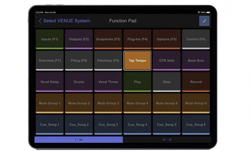 AVID Venue S6L 系统升级，可通过 iOS 控制呈现体育场大小的演出