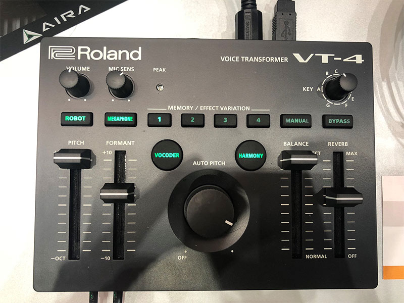 来看看这款变声器 Roland VT-4 人声效果器