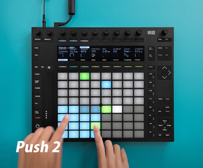 Ableton PUSH 2 专业硬件控制器,含Live 10 Intro软件