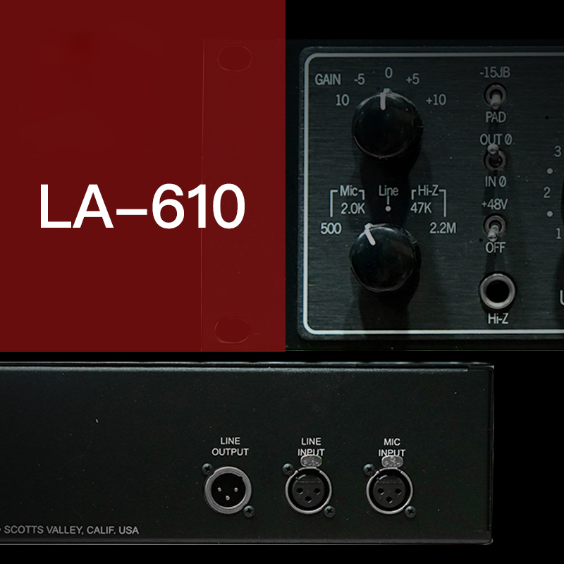 Universal Audio LA-610 MKII 單通道电子管通道条,M-610+LA2A