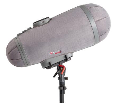 Rycote 飓风系列旗舰式中号话筒防风罩套装, 灰色