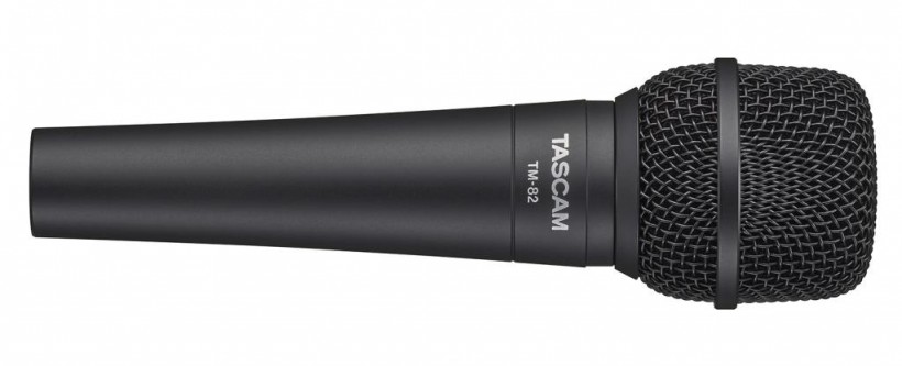 TASCAM 发布 TM-82 动圈话筒和 TM-70 播客动圈话筒