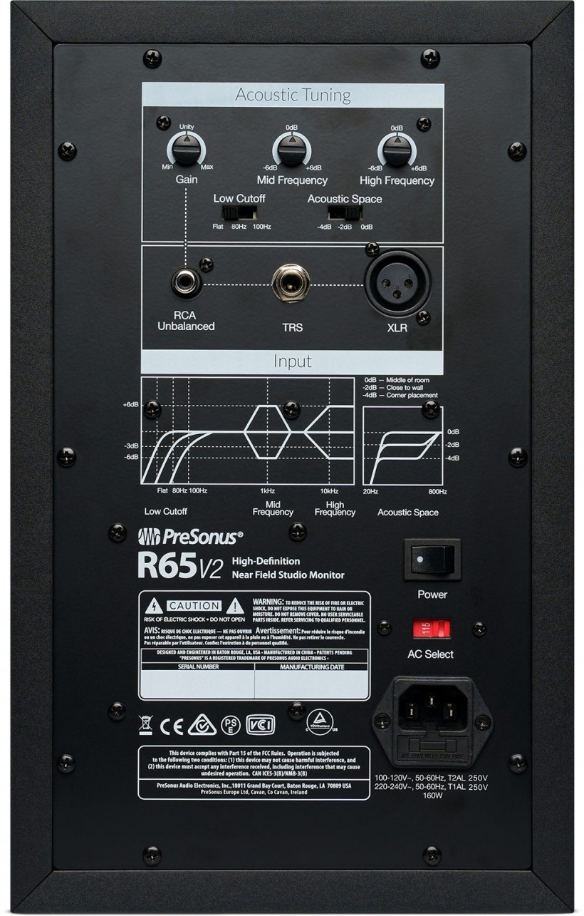 PreSonus 揭晓更新的 R 系列 V2 有源 AMT 监听音箱